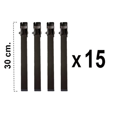 Pack de 15 juegos de patas 30x30.